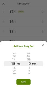 intermittent fasting calculator women who fast app add new easy set fasting time